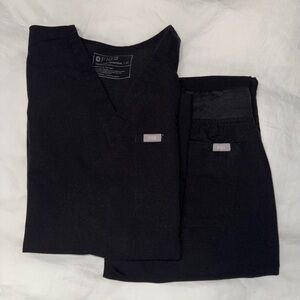 FIGS SCRUBS SET - Black (XS)